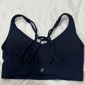 Athleta Midnight Blue Strappy Sports Bra